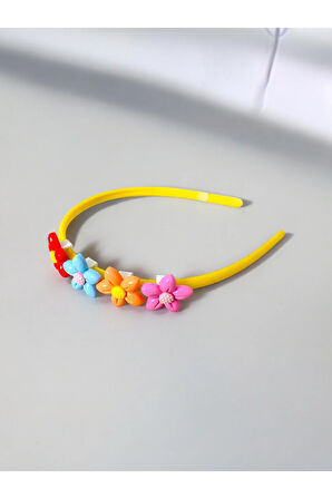 Çocuk Çiçek Figürlü Parlak Yeni Sezon Taç