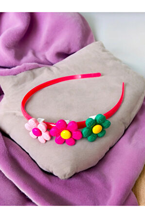 Çocuk Çiçek Figürlü Soft Yeni Sezon Taç