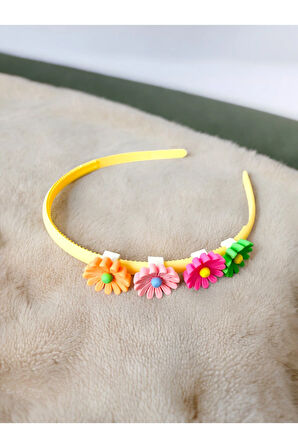 Çocuk Çiçek Figürlü Soft Yeni Sezon Taç