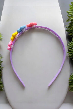 Çocuk Papatya Figürlü Soft Renklerde Taç