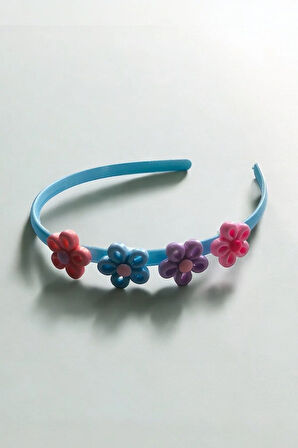 Çocuk Papatya Figürlü Soft Renklerde Taç