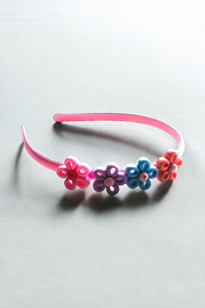 Çocuk Papatya Figürlü Soft Renklerde Taç