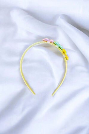 Çocuk Papatya Figürlü Parlak Renklerde Taç