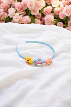 Çocuk Karakter Figürlü Parlak Renklerde Taç