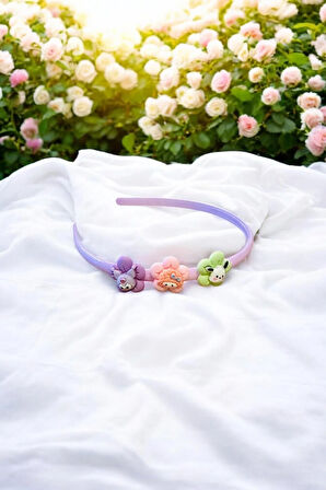 Çocuk Karakter Figürlü Parlak Renklerde Taç