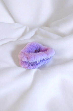 Kadın Peluş Model Büyük Boy Mandal Toka