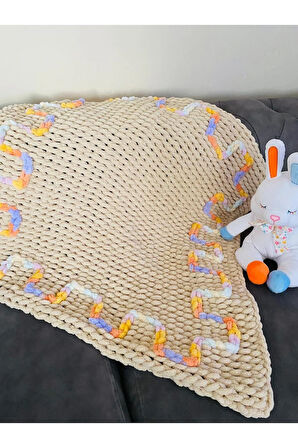 Puff El Örgüsü Özel Tasarım Bebek Bahtaniyesi