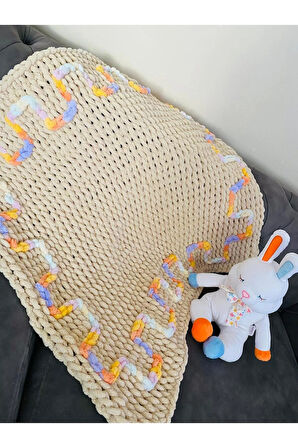 Puff El Örgüsü Özel Tasarım Bebek Bahtaniyesi