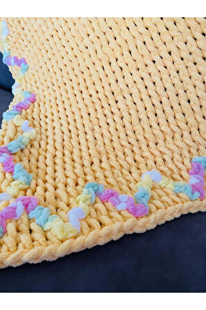 Puff El Örgüsü Özel Tasarım Bebek Bahtaniyesi