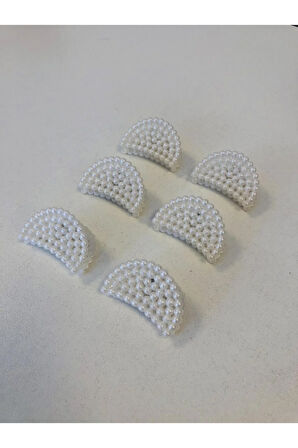 İnci Model 6 Adet Küçük Boy Mandal Toka Seti