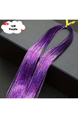 Kadın Hair Tinsel Parlak Simli Saç Süsü