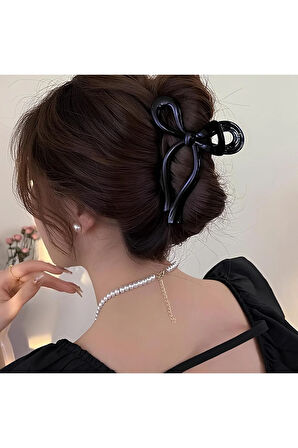 Kadın Büyük Boy Mat Fiyonk Toka 11 Cm