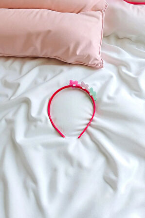 Çocuk Çiçek Figürlü Parlak Renklerde Taç