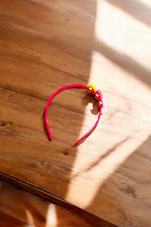 Çiçek Figürlü Parlak Renklerde Çocuk Taçı