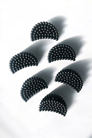 Boncuk Model 6 Adet Büyük Boy 6 Cm Mandal Toka