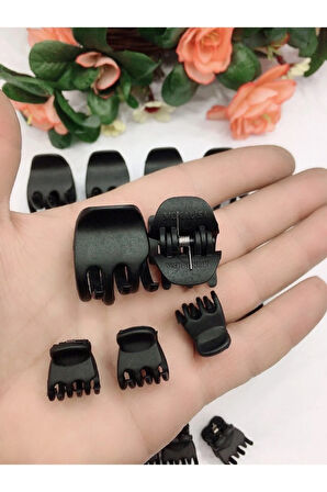 6 Adet Kırılmaz 2x3 Cm Mandal Toka Seti