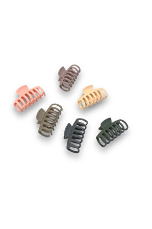 Tırpan Model 6 Adet Küçük Boy (5 Cm) Mandal Toka Seti