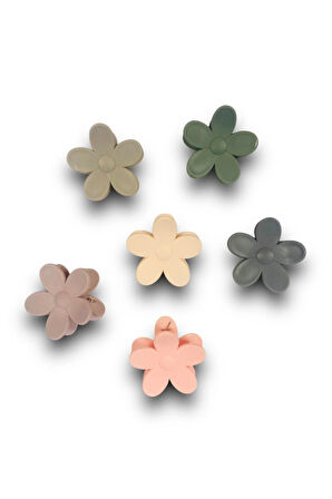 Papatya Model 6 Adet 6 Cm Büyük Boy Mandal Toka