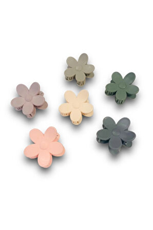 Papatya Model 6 Adet 6 Cm Büyük Boy Mandal Toka