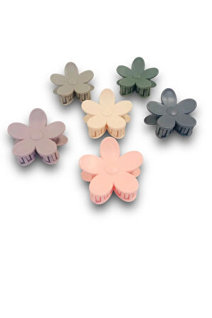 Papatya Model 6 Adet 6 Cm Büyük Boy Mandal Toka