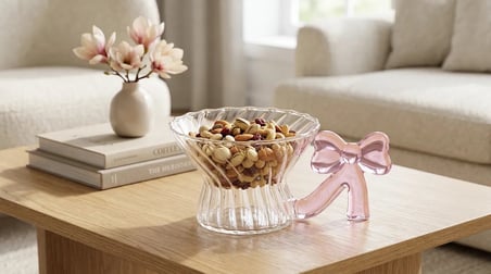 Kurdele Kulplu Pinterest Cam Bardak – Dekoratif Renkli Kulplu Sunum Bardağı | MT-114