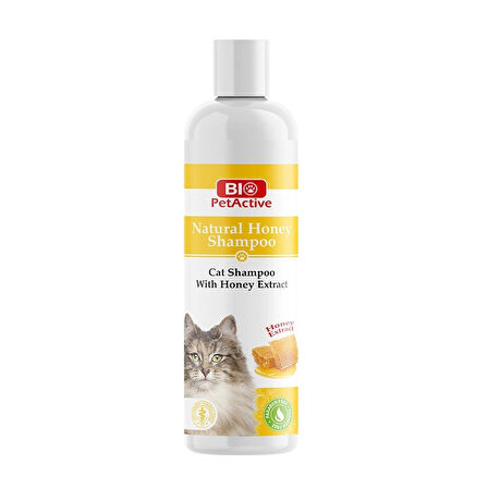 Bio Pet Active Kediler için Bal Özlü Şampuan 250 Ml