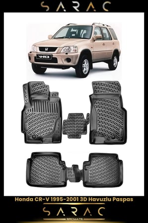 Honda Cr-v 1995 Model Araca Özel 3d Havuzlu Paspas