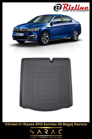 Rizline Citroen C-Elysee 2018 Model 3D Bagaj Havuzu