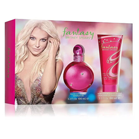 Britney Spears Fantasy EDP Kadın Parfüm 100ML + Vücut Kremi 100ML 2li Parfüm Seti