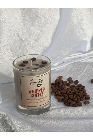 Jeane Candles Gerçek Kahve Çekirdekleri Çikolata Kokulu Kahve Rüyası Mum