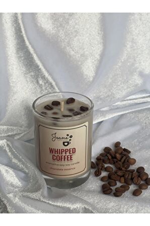 Jeane Candles Gerçek Kahve Çekirdekleri Çikolata Kokulu Kahve Rüyası Mum