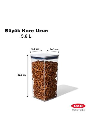 OXO 11233400 OXO POP CONTAINER - BIG SQUARE TALL 5.6 Lt (Sak