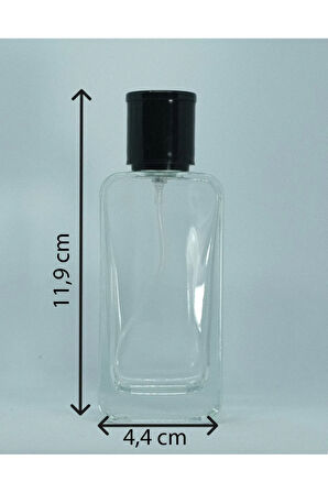 PARFÜM VE KOLONYA ŞİŞESİ 50 ML 3 ADET IPHONE BEYAZ KAPAK CAM ŞİŞE