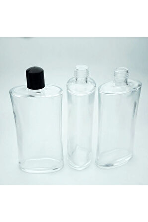 KOLONYA ŞİŞESİ 250 ML 5 ADET ŞEFFAF BOŞ OVAL ŞİŞE