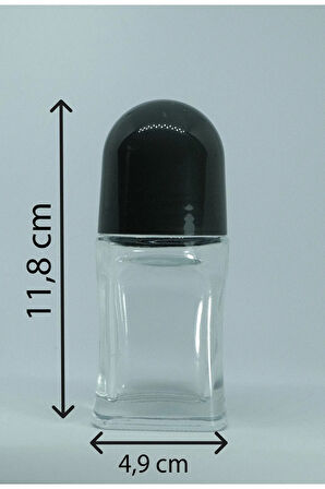 ROLL-ON PARFÜM ŞİŞESİ 50 ML (2 ADET) BOŞ ŞİŞE