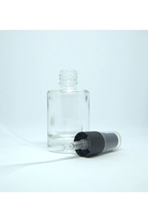 BOŞ PARFÜM VE KOLONYA ŞİŞESİ 12 ML (10 ADET) BOŞ PLATİK SİYAH SPREY