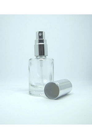 BOŞ PARFÜM VE KOLONYA ŞİŞESİ 12 ML (5 ADET) BOŞ METAL GRİ SPREY