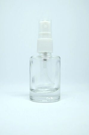 BOŞ PARFÜM VE KOLONYA ŞİŞESİ 12 ML (3 ADET) BOŞ PLASTİK BEYAZ SPREY