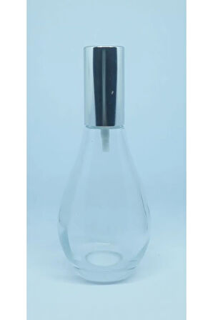 PARFÜM ŞİŞESİ 70 ML (6 ADET) BOŞ AMPUL ŞİŞE GRİ KAPAK PLASTİK VALF