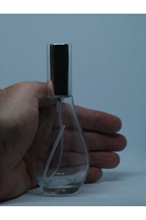 PARFÜM ŞİŞESİ 70 ML (6 ADET) BOŞ AMPUL ŞİŞE GRİ KAPAK PLASTİK VALF