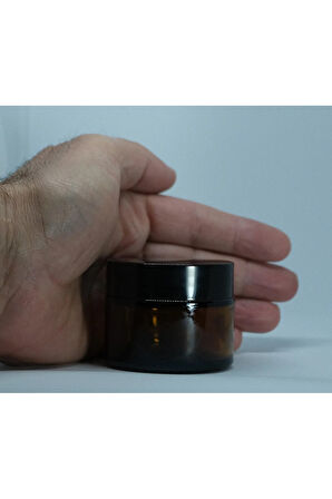 BOŞ KREM ŞİŞESİ 50 ML 4 ADET AMBER BOŞ ŞİŞE