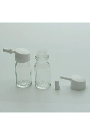 BOŞ GAGA DAMLALIKLI 10 ML (10 ADET) ŞEFFAF BOŞ ŞİŞE