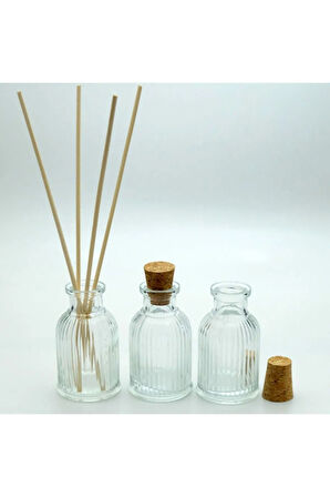 BOŞ PARFÜM ŞİŞESİ 35 ML (5 ADET) ODA VE ARAÇ İÇİN ROMAN BAMBU BOŞ ŞİŞE