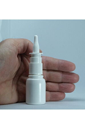 BOŞ BURUN SPREYİ 25 ML (10 ADET) BEYAZ BOŞ PLASTİK