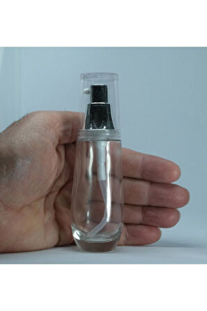 BOŞ KREM VE LOSYON ŞİŞESİ 30 ML (3 ADET) ŞEFFAF BOŞ ŞİŞE