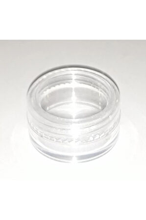 BOŞ KREM ŞİŞESİ 5 ML (5 ADET) BOŞ ŞEFFAF PLASTİK KUTU