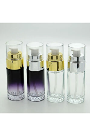 BOŞ KREM VE LOSYON ŞİŞESİ 40 ML (5 ADET) SİYAH SARI KAPAKLI BOŞ ŞİŞE