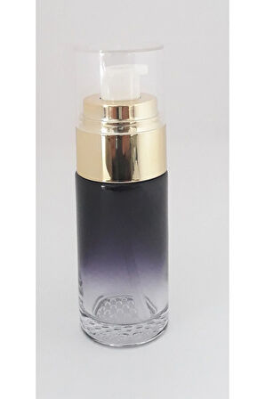 BOŞ KREM VE LOSYON ŞİŞESİ 40 ML (3 ADET) SİYAH SARI KAPAKLI BOŞ ŞİŞE