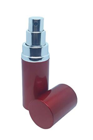 PARFÜM ŞİŞESİ 20 ML (10 ADET) ALÜMİNYUM KIRMIZI BOŞ ŞİŞE