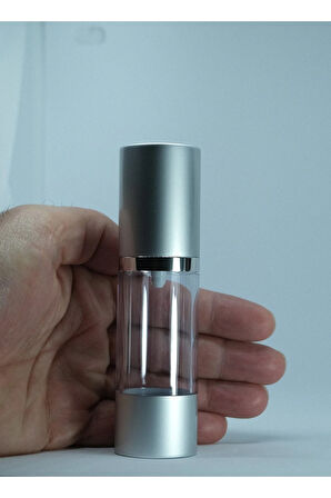 BOŞ KREM VE LOSYON ŞİŞESİ 30 ML (4 ADET) AİRLESS BOŞ ŞİŞE